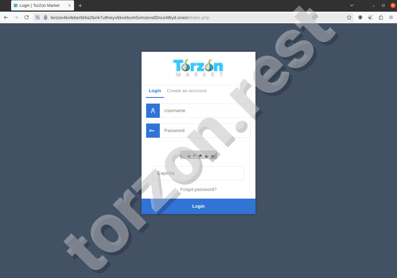 Torzon Market Secure Login